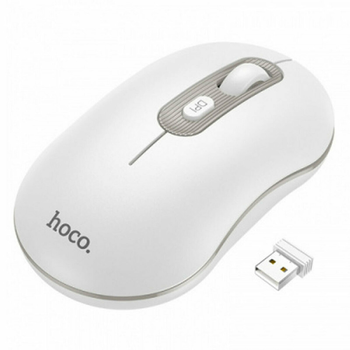 Миша Hoco GM21 Platinum 2.4G business wireless (6931474790958) White/Grey