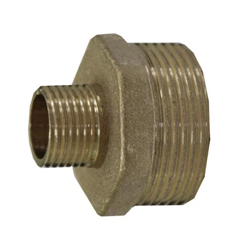 Ніпель 1 1/2"х1/2" посилений, латунь