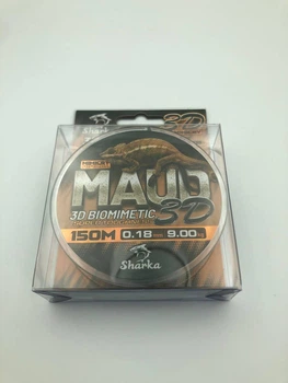 Леска Shark Maud 3D Biomimetic 150м 0.18мм 9кг