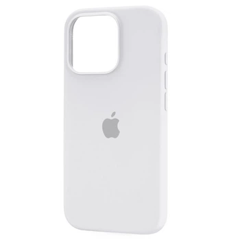 Чохол Fiji Silicone Case для Apple iPhone 16 Pro бампер накладка Soft Touch з мікрофіброю White
