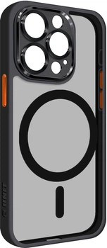 Чохол для смартфона ArmorStandart Unit MagSafe SE для Apple iPhone 15 Pro Black/Orange (ARM75362)