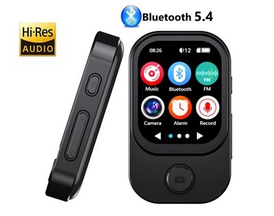 MP3 плеер Rock Star M8 2.0" Bluetooth 5.4 Hi-Fi 64Gb с видео камерой сенсорный Type C чёрный