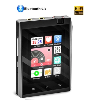MP3 плеер Benjie M22 2.8" Bluetooth 5.3 Hi-Fi 64Gb Type C сенсорный металлический