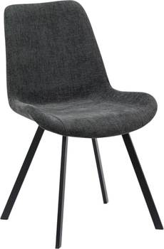 Стілець для кухні та вітальні Homla SILLA 52 x 60 x 83.5 см Dark Grey (5906496738012)