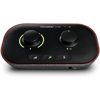 Аудіоінтерфейс Focusrite Vocaster One Black (R3728)