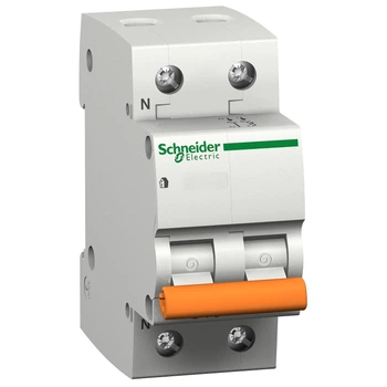 Автоматический выключатель Schneider Electric 1P+N 20A C 11214 двухполюсный модульный автомат Шнайдер