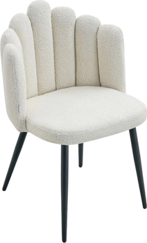 Стілець для кухні та вітальні Homla LUXE 49 x 55 x 85 см Ecru (5906496741739)