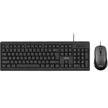 Комплект (клавіатура, міша) 2E MK401 (2E-MK401UB_UA) Black USB Чорний 20809