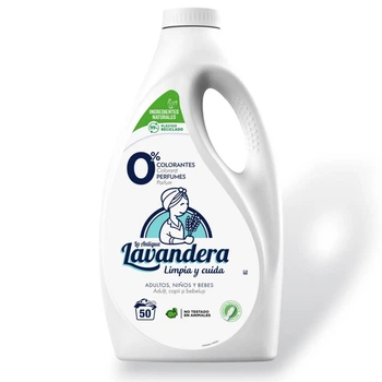 Гель для стирки La Antigua Lavandera Natural без аромата, 2.5 л (50 стирок)