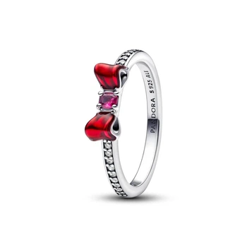 Срібна Каблучка Pandora Бант Білосніжки 193652C01 Пандора 17.3
