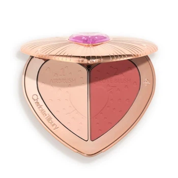 Лимитированная палетка для лица Charlotte Tilbury Beauty Soulmates Face Palette (Pillow Talk Flawless Peach) 13 g