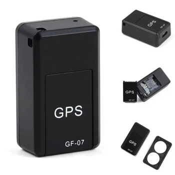 Мини GSM GPS трекер GF-07 со встроенными магнитами для крепления Black