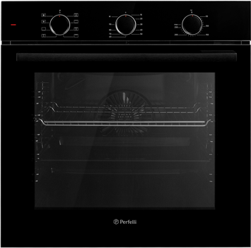 Духовий шафа електричний Perfelli DIAMOND 6M8L NERO (73 л, 8 прогр., мех.кер.) 264024