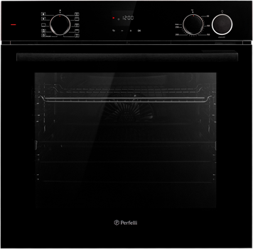 Духовий шафа електричний Perfelli DIAMOND 6D10NS NERO (73 л, 10 прогр., мех.-сенс.кер.) 264021