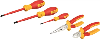 Смешанный набор Bosch VDE плоскогубцы и отвертки 5 шт (1600A02NG2)