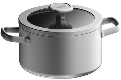 Каструля з кришкою BergHOFF Graphite із нержавіючої сталі 20 см 3.4 л (5413821365480)