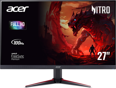 Монітор 27" Acer VG270Ebmiix (UM.HV0CD.E01) --  IPS FullHD / 100 Гц / AMD FreeSync / Low Blue Light / Speackers 2W