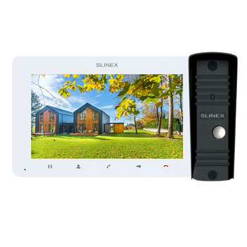 Комплект відеодомофону 7” Slinex SM-07 (White) + ML-16HD (Black)