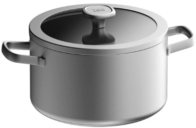 Каструля з кришкою BergHOFF Graphite із нержавіючої сталі 24 см 6 л (5413821365510)