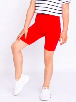 Детские велосипедки на резинке для девочки Носи своє 6275-036 104 см Красные (p-6397-44324)