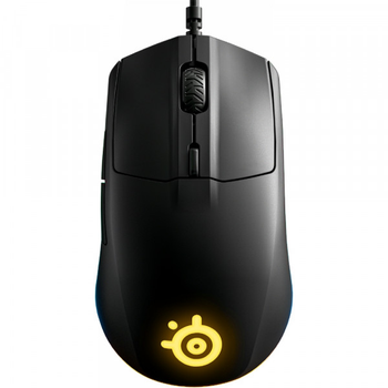Мышь проводная компьютерная SteelSeries Rival 3 Gen 2 RGB 8500dpi с подсветкой Black (62515)