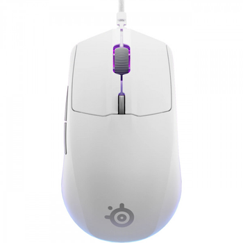 Мышь проводная компьютерная SteelSeries Rival 3 Gen 2 RGB 8500dpi с подсветкой White (62516)