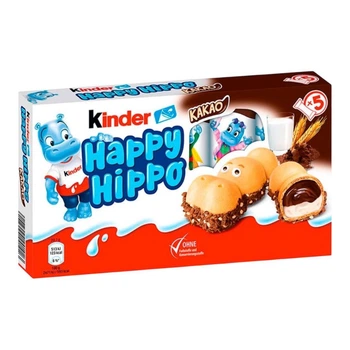 Батончики Kinder Happy Hippo Cocoa