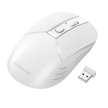 Манипулятор мышь BOROFONE BG5 Business wireless mouse White