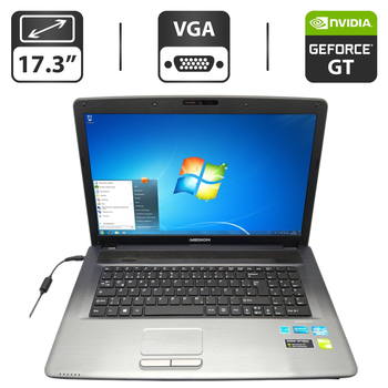 Ноутбук Acer Medion P7818 / 17.3" (1600x900) TN / Intel Core i3-3110M (2 (4) ядра по 2.4 GHz) / 6 GB DDR3 / 750 GB HDD / nVidia GeForce GT 730, 2 GB GDDR5, 64-bit / WebCam / DVD-ROM / АКБ не держит б/у