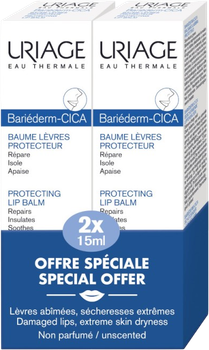 Набір бальзамів для губ Uriage Bariederm-CICA 2 x 15 мл (ZES3661434007736)
