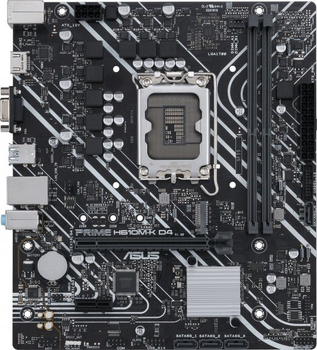 Материнская плата Asus H610M-K D4 | LGA1700 | MicroATX | Поддержка Intel Core | 2 слота DDR4