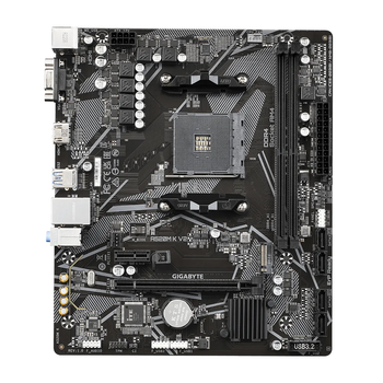 Материнская плата Gigabyte A520M K V2 | AM4 | A520 | MicroATX | 2 слота DDR4 | Поддержка Ryzen 3000–5000