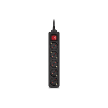 Сетевой фильтр питания REAL-EL RS-PROTECT M 10m, black (EL122300037)