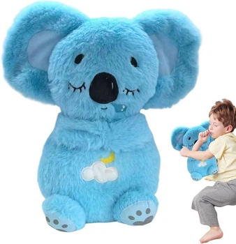 Дышащая коала синяя мягкая игрушка