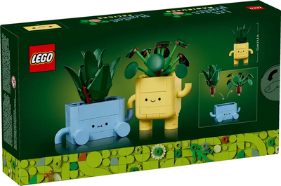 Zestaw klocków LEGO Botanicals Wesołe roślinki 217 elementa (10349)