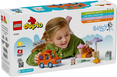 Zestaw klocków LEGO Duplo Wyprawa po lody z Blue 22 elementy (10458)