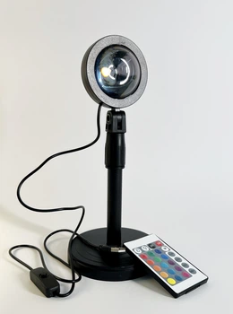 Проекционная лампа Sunset Lamp RGB с пультом