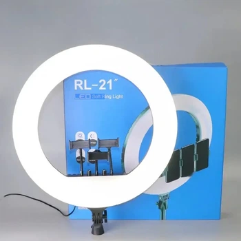 Кольцевая светодиодная лампа RL-21 светодиодная лампа для съемки, лампа для фотосессий