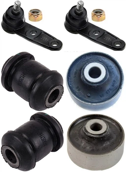 Сайлентблоки рычагов передних+шаровые опоры EuroEx Шевроле Авео Каталожный номер: 96535087, 90189050, 96535089