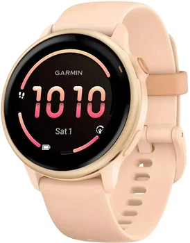 Спортивний годинник Garmin Vivoactive 6 Pink Dawn/P. Dawn Metallic (010-02985-03)