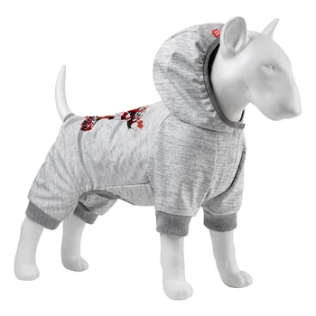 Комбинезон для собак WAUDOG Clothes, рисунок "Харли Квинн", софтшелл, L50, B 65-72 см, С 42-48 см