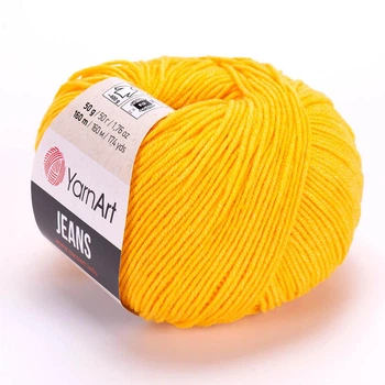 Пряжа YarnArt Jeans Джинс №35 мимоза