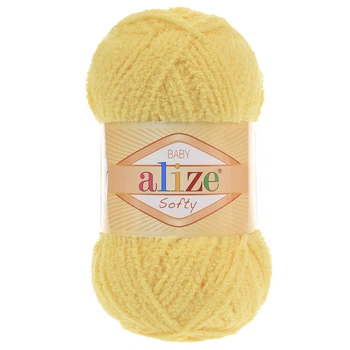 Пряжа Alize Softy Ализе Софти № 187 маргаритка