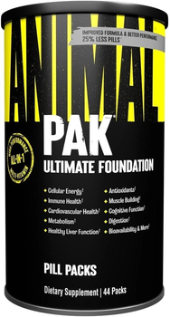 Вітаміни та мінерали Animal Nutrition від Universal ANIMAL PAK 44 пак (EU)