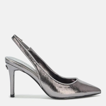 Женские слингбэки кожаные Karl Lagerfeld 288914912 39 Серые (1159834987)