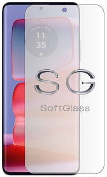 Бронепленка для Motorola Edge 50 Pro на экран износоустойчивая полиуретановая SoftGlass