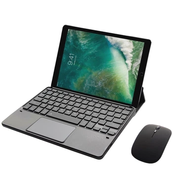 Клавиатура-подставка Smart Keyboard + Мышка для Apple iPad Air 3 10.5 Ukr+Eng Black