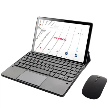Клавиатура-подставка Smart Keyboard + Мышка для Thomson TEOX 10 Ukr+Eng Black