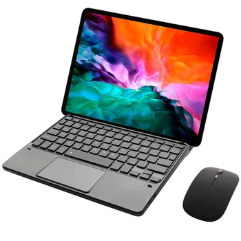 Клавиатура-подставка Smart Keyboard + Мышка для Apple iPad Pro 12.9 Gen 3/4/5/6 Ukr+Eng Black
