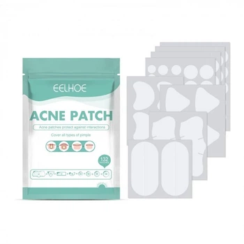 Патчі від акне Eelhoe Acne Patch, патчі для очищення та звуження пор, 132 шт